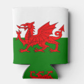 Wales vlag Welsh red dragon Blikjeskoeler (Achterkant)