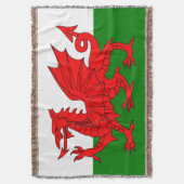 Wales vlag Welsh red dragon Deken (Voorkant Verticaal)