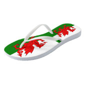 Wales vlag Welsh red dragon Teenslippers (Schuin)