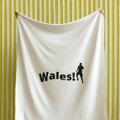 Wales Voetbal Fleece Deken