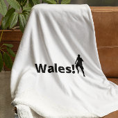 Wales Voetbal Fleece Deken