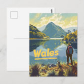 Wales Wandelen Briefkaart (Voorkant / Achterkant)