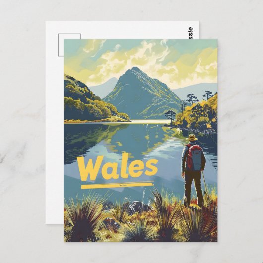 Wales Wandelen Briefkaart (Voorkant / Achterkant)