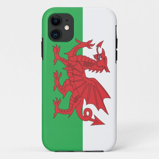 Wales/Welsh Dragon iPhone 5 Hoesje (Achterkant)