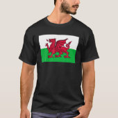 Wales Welsh Een Drakenvlag T-shirt (Voorkant)