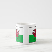 Wales - Welsh Flag Espresso Kop (Voorkant)