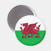 Wales - Welsh Flag Magneet (Voorkant / Achterkant)