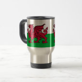 Wales - Welsh Flag Reisbeker (Voorkant links)