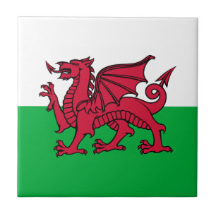Wales - Welsh Flag Tegeltje
