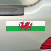Wales/Welsh Flag - Verenigd Koninkrijk Bumpersticker (Op auto)