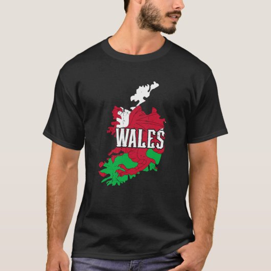 Wales  Welsh Home Pride T-shirt (Voorkant)