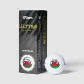 Wales Welsh Rode draak Cymru Vlag Reizen Golfballen (Verpakking)