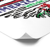 Wales Welsh US American USA United States Tree Poster (Hoek)