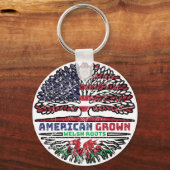 Wales Welsh US American USA United States Tree Sleutelhanger (Achterkant)