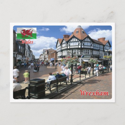 Wales - Wrexham - Briefkaart (Voorkant)