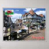 Wales - Wrexham - Poster (Voorkant)