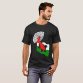 Wales, zes naties, slam 2012 t-shirt (Voorkant volledig)