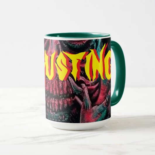 Walgelijke muziek release Mok (Voorkant rechts)