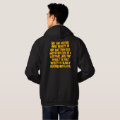 Walgelijke muziekrelease Hoodie (Achterkant volledig)