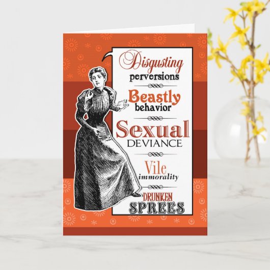 Walgingwekkende perversies kaart (Gele Bloem)