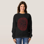 Walhalla Compass Vegvisir Viking Celts German Viki Trui (Voorkant volledig)