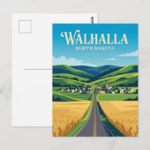 Walhalla USA Briefkaart (Voorkant / Achterkant)