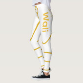 Wali in gouden letters leggings (Links)