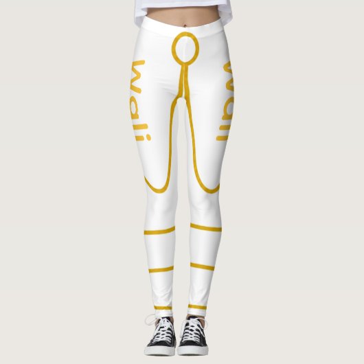 Wali in gouden letters leggings (Voorkant)