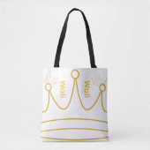 Wali in gouden letters leggings tote bag (Voorkant)