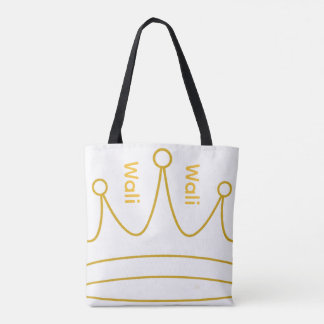 Wali in gouden letters leggings tote bag