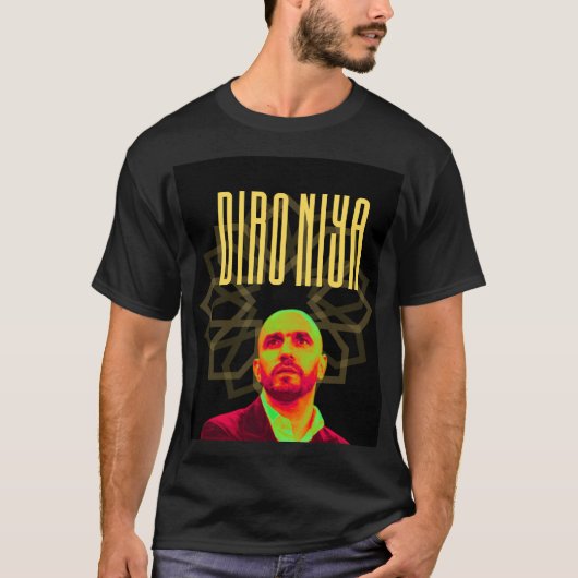 Walid Regragui “Diro Niya” T-Shirt – Yellow&black (Voorkant)