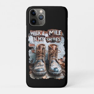 Walk a Mile in My Shoes beroemd gemaakt door Inspi Case-Mate iPhone Case