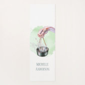 Walk Alone Waterverf Yoga Mat (Achterkant)