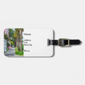 Walk Along Rainbow Row Bagagelabel (Voorkant horizontaal)