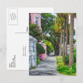 Walk Along Rainbow Row Briefkaart (Voorkant / Achterkant)