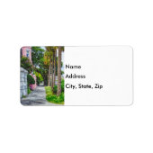 Walk Along Rainbow Row Etiket (Voorkant)