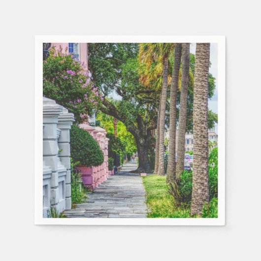 Walk Along Rainbow Row Servet (Voorkant)