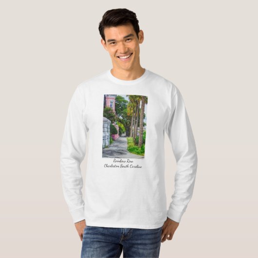Walk Along Rainbow Row T-shirt (Voorkant volledig)