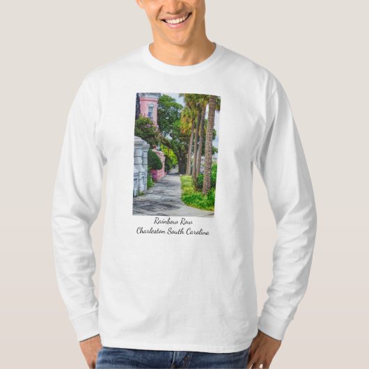 Walk Along Rainbow Row T-shirt (Voorkant)