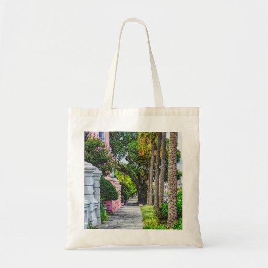 Walk Along Rainbow Row Tote Bag (Voorkant)