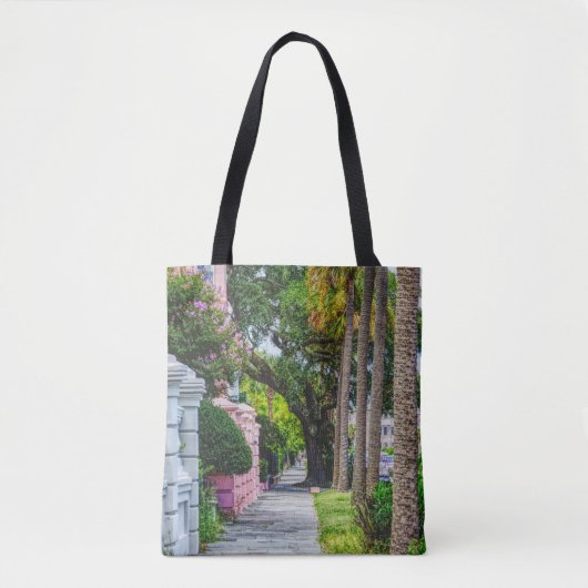 Walk Along Rainbow Row Tote Bag (Voorkant)