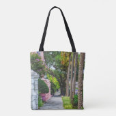 Walk Along Rainbow Row Tote Bag (Achterkant)