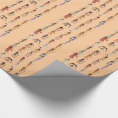 Walk als een Egyptenaar Cadeaupapier (Hoek)