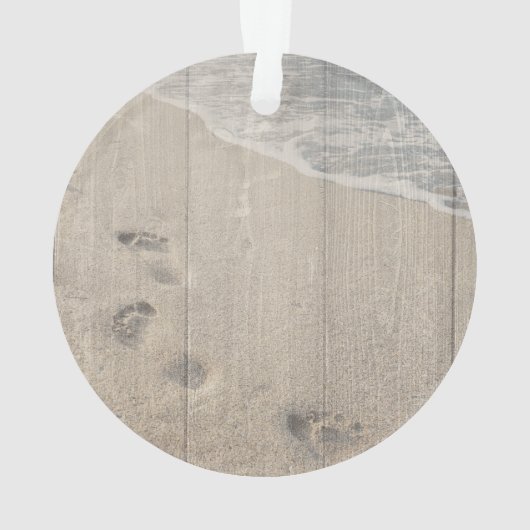 Walk Beside ons Memorial Acrylfoto Ornament (achterkant)