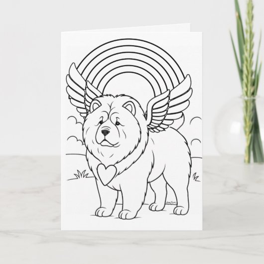 WALK BESIDE US Chow sympathy Kaart (Voorkant)