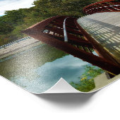 walk bridge foto afdruk (Hoek)