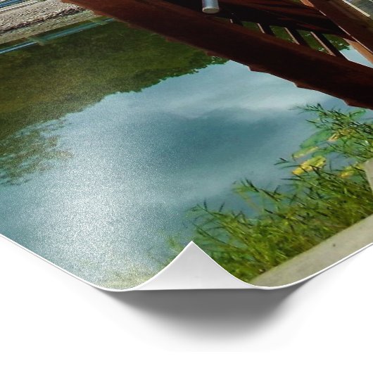 walk bridge foto afdruk (Hoek)