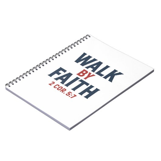 Walk by Faith 2 Cor 5:7 Notitieboek (Linkerzijde)