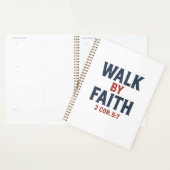 Walk by Faith 2 Cor 5:7  Planner (Display)