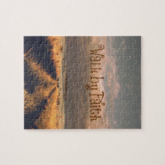 Walk by Faith Bible Verse Scripting Legpuzzel (Horizontaal)